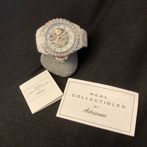 Real Collectibles White Ceramic Skeleton Watch